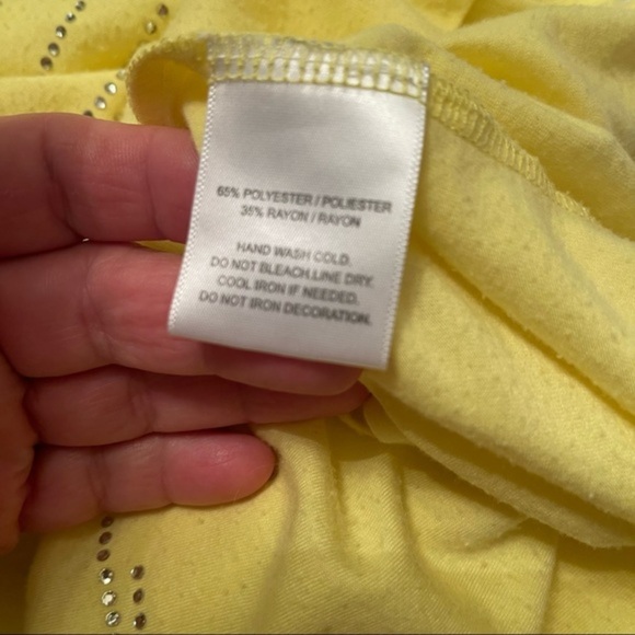 Sag Harbor Yellow Top Size Medium - Picture 4 of 5